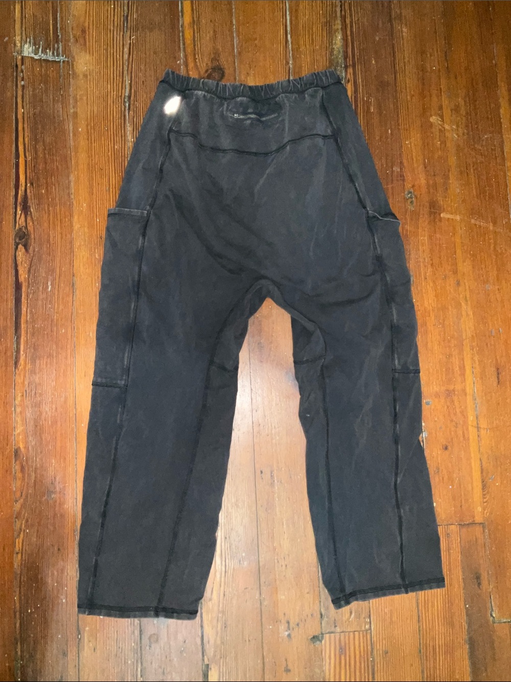 Free People Movement Hot Shot Pants Washed Black SZ M - Picture 3 of 6